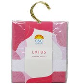 Wholesale - 4pk LOTUS SCENTED CLOSET SACHET C/P 100